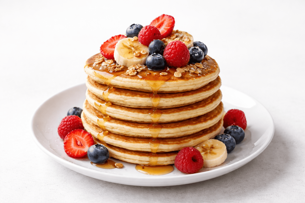 pancakes-proteines-aux-fruits.