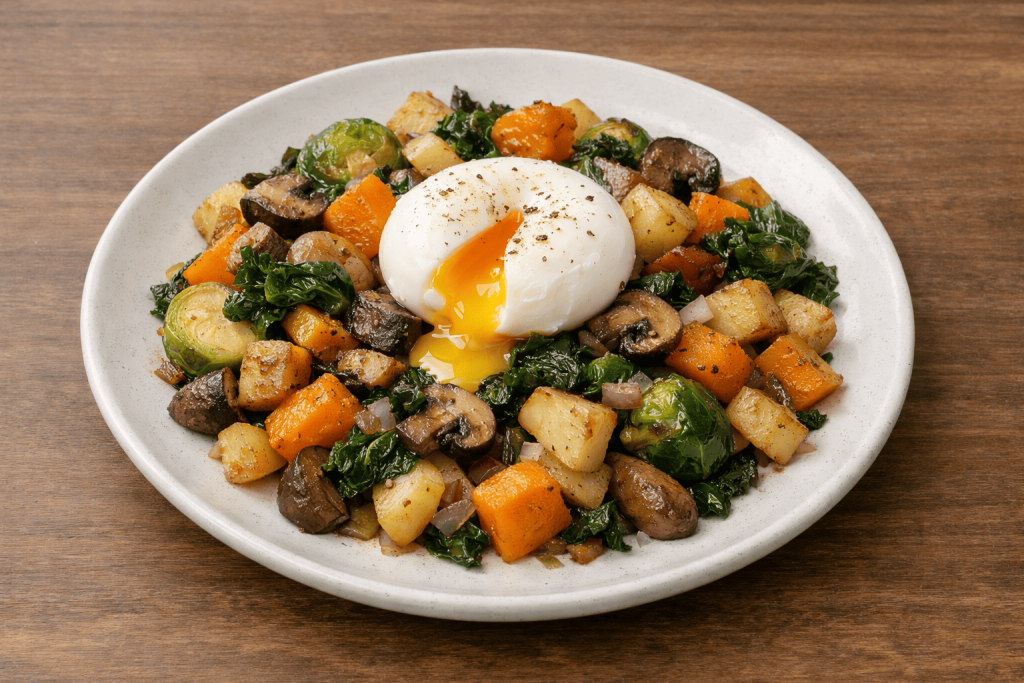 poelee-de-legumes-avec-oeuf-mollet