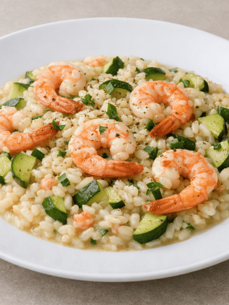 risotto-crevettes-et-courgettes