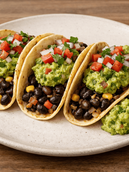tacos-vegan-haricots-et-guacamole