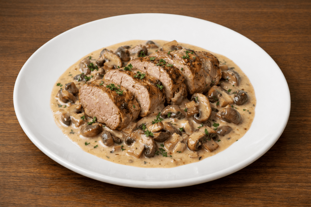 filet-mignon-de-porc-aux-champignons