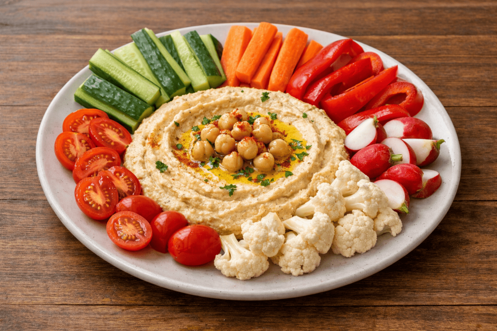 houmous-et-crudites
