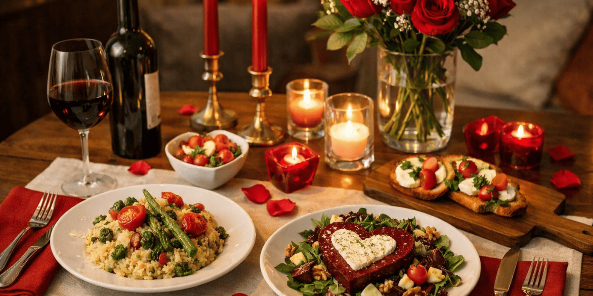 plats-vegetariens-poses-sur-une-table-pour-un-diner-romantique-de-saint-valentin-a-domicile