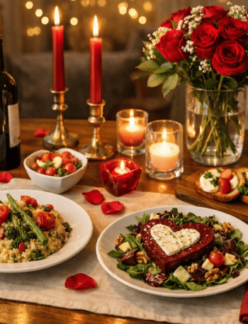 plats-vegetariens-poses-sur-une-table-pour-un-diner-romantique-de-saint-valentin-a-domicile