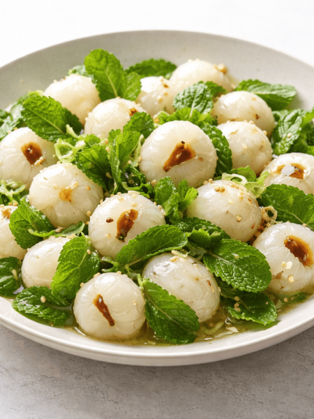 salade-litchis-et-menthe