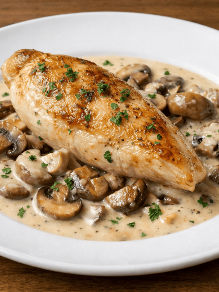 supreme-de-poulet-champignons-et-sauce-legere